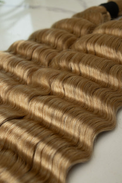 Deep wave Natural Color 18-inch Braiding Hair Bundle