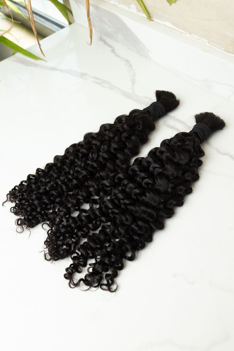 Jerry Curl 18-inch Braiding Hair Bundle